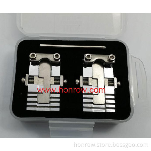 Locksmiths Use this tool to fix the key blade to cut